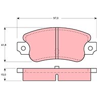 TRW Brake Pads GDB135 - Brake Pads