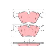 TRW Brake Pads GDB1355 - Brake Pads