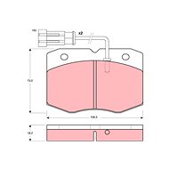 TRW Brake Pads GDB1356 - Brake Pads
