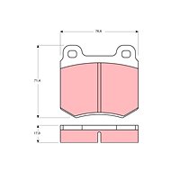 TRW Brake Pads GDB136 - Brake Pads