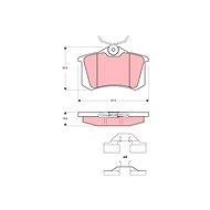 TRW Brzdové destičky GDB1360 - Brake Pads