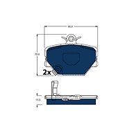 TRW Brake Pads GDB1365BTE - Brake Pads