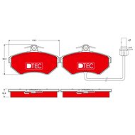 TRW Brzdové destičky GDB1366DTE - Brake Pads