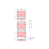 TRW Brake Pads GDB1368 - Brake Pads