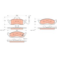 TRW Brake Pads GDB1378 - Brake Pads