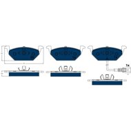 TRW Brake Pads GDB1386BTE - Brake Pads