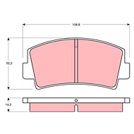 TRW Brake Pads GDB139 - Brake Pads
