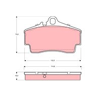 TRW Brake Pads GDB1395 - Brake Pads