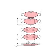 TRW Brake Pads GDB1400 - Brake Pads