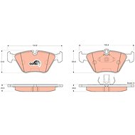 TRW Brake Pads GDB1404 - Brake Pads