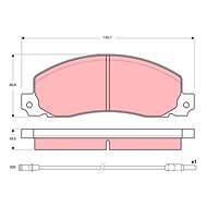 TRW Brzdové destičky GDB1407 - Brake Pads