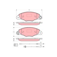 TRW Brake Pads GDB1410 - Brake Pads