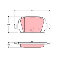 TRW Brake Pads GDB1412 - Brake Pads