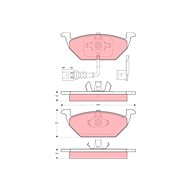 TRW Brzdové destičky GDB1422 - Brake Pads