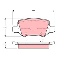 TRW Brzdové destičky GDB1433 - Brake Pads