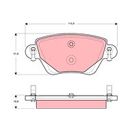 TRW Brake Pads GDB1435 - Brake Pads