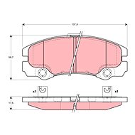 TRW Brake Pads GDB1436 - Brake Pads