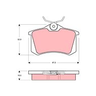 TRW Brzdové destičky GDB1439 - Brake Pads
