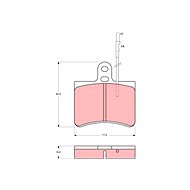 TRW Brake Pads GDB145 - Brake Pads