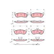 TRW Brake Pads GDB1456 - Brake Pads