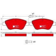 TRW Brake Pads GDB1482DTE - Brake Pads