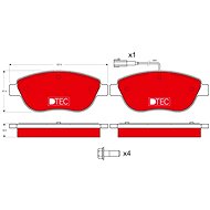 TRW Brake Pads GDB1483DTE - Brake Pads