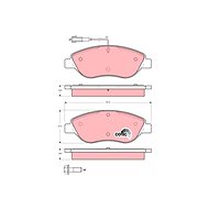 TRW Brzdové destičky GDB1484 - Brake Pads