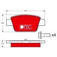 TRW Brzdové destičky GDB1485DTE - Brake Pads