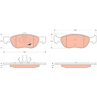 TRW Brake Pads GDB1487 - Brake Pads