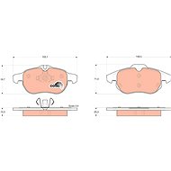 TRW Brzdové destičky GDB1492 - Brake Pads