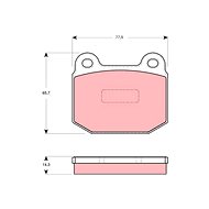 TRW Brake Pads GDB1493 - Brake Pads