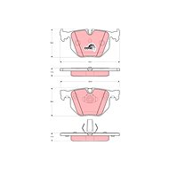 TRW Brake Pads GDB1499 - Brake Pads