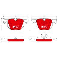TRW Brake Pads GDB1499DTE - Brake Pads