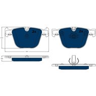 TRW Brake Pads GDB1502BTE - Brake Pads