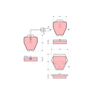 TRW Brake Pads GDB1505 - Brake Pads