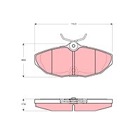 TRW Brake Pads GDB1511 - Brake Pads