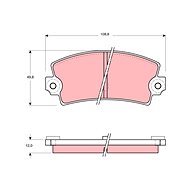TRW Brake Pads GDB155 - Brake Pads