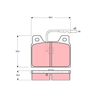 TRW Brake Pads GDB156 - Brake Pads