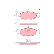 TRW Brake Pads GDB1569 - Brake Pads