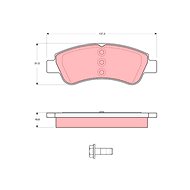 TRW Brzdové destičky GDB1582 - Brake Pads