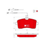 TRW Brzdové destičky GDB1594DTE - Brake Pads