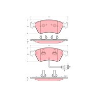 TRW Brake Pads GDB1598 - Brake Pads