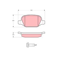 TRW Brzdové destičky GDB1604 - Brake Pads