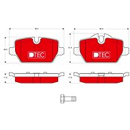 TRW Brzdové destičky GDB1612DTE - Brake Pads