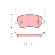 TRW Brzdové destičky GDB1614 - Brake Pads