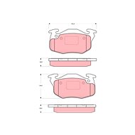 TRW Brake Pads GDB1615 - Brake Pads