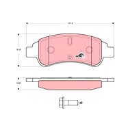 TRW Brzdové destičky GDB1623 - Brake Pads