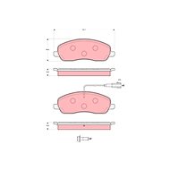 TRW Brake Pads GDB1627 - Brake Pads