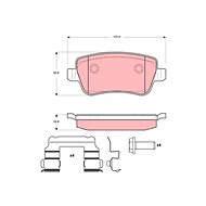TRW Brake Pads GDB1638 - Brake Pads