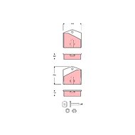TRW Brake Pads GDB1640 - Brake Pads